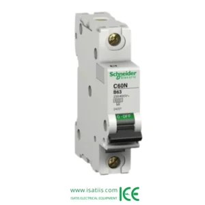 کلید مینیاتوری تک پل 4 آمپر 6kA روشنایی AC/DC اشنایدر A9F73104